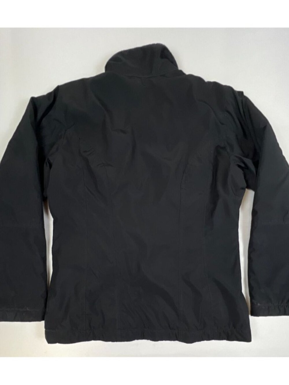 Patagonia Women S Black Full Zip Insulated Softshell Jacket Fair Distressed - Picture 2 of 11